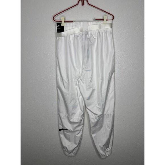 NWT NIKE Women's White Belted Cuffed Track Pants Loose Fit DB3866-100 *See Pics* - Picture 7 of 16